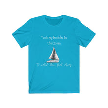 Load image into Gallery viewer, Took My Troubles To The Ocean - Ocean Graphic T-shirt
