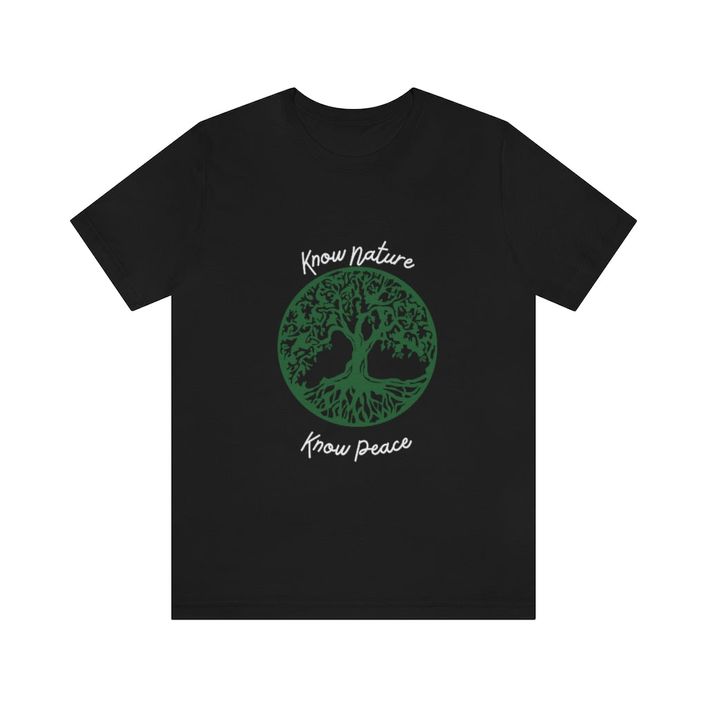 Know Nature Know Peace, Graphic Nature T-Shirt